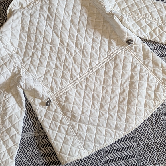 Croft & Barrow Cream Quilted Jacket - Picture 9 of 12